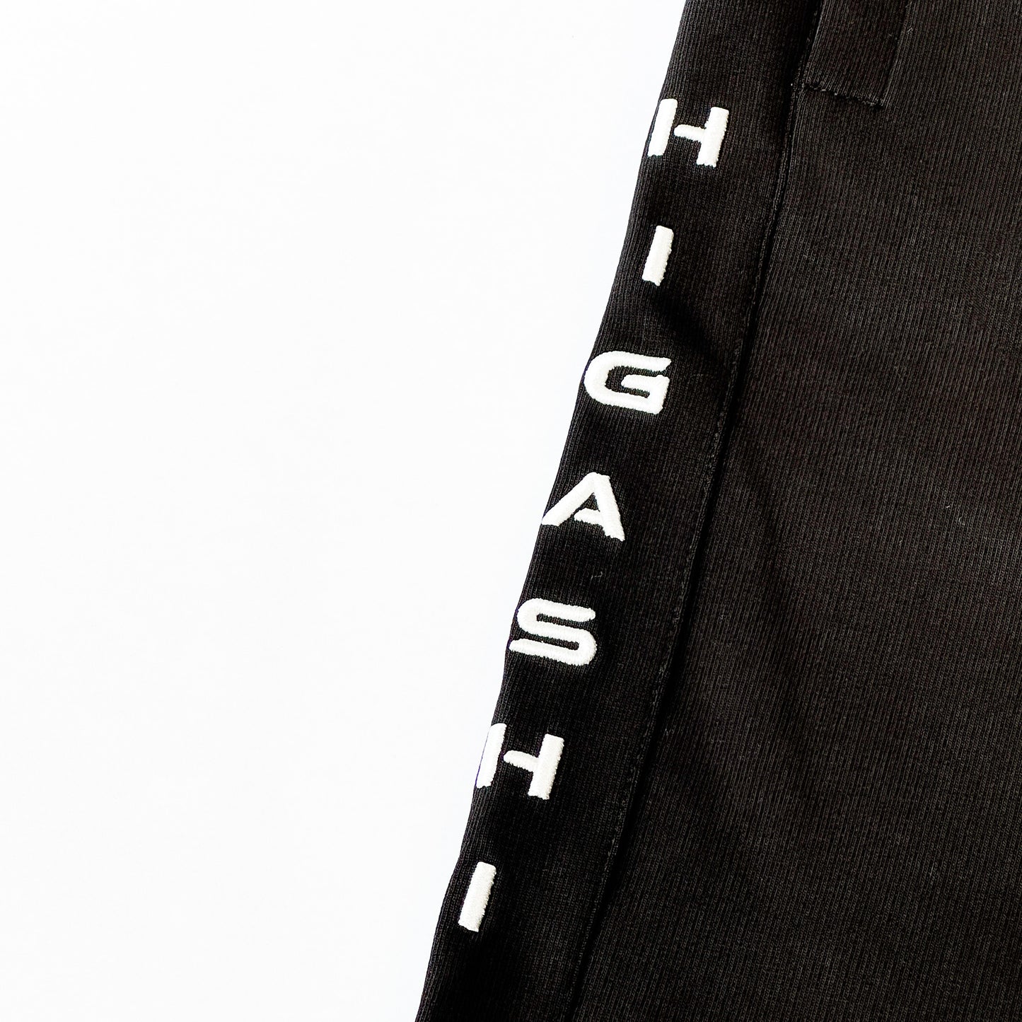 Higashi Kaizen Side Zip Sweatshorts Jet Black