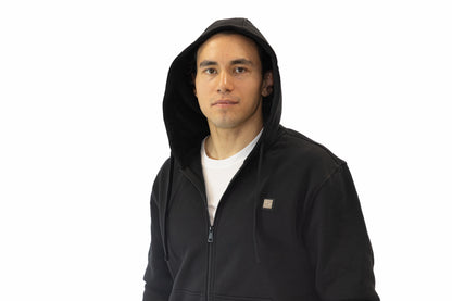 Higashi Kaizen Full Zip Hoodie Black