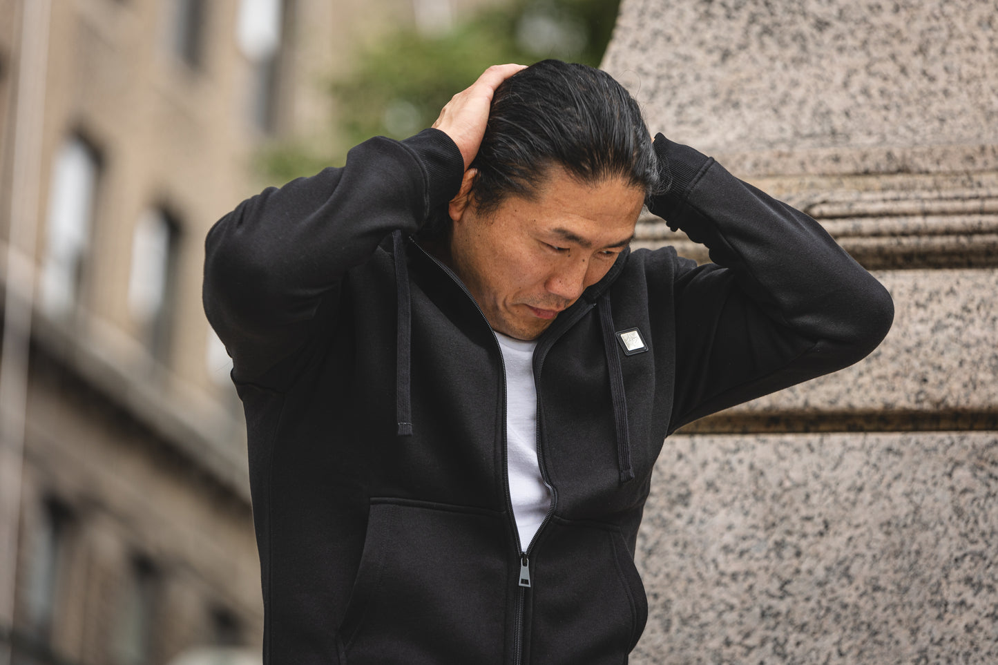 Higashi Kaizen Full Zip Hoodie Black