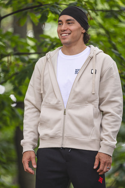 Higashi Kaizen Full Zip Hoodie Moonstruck