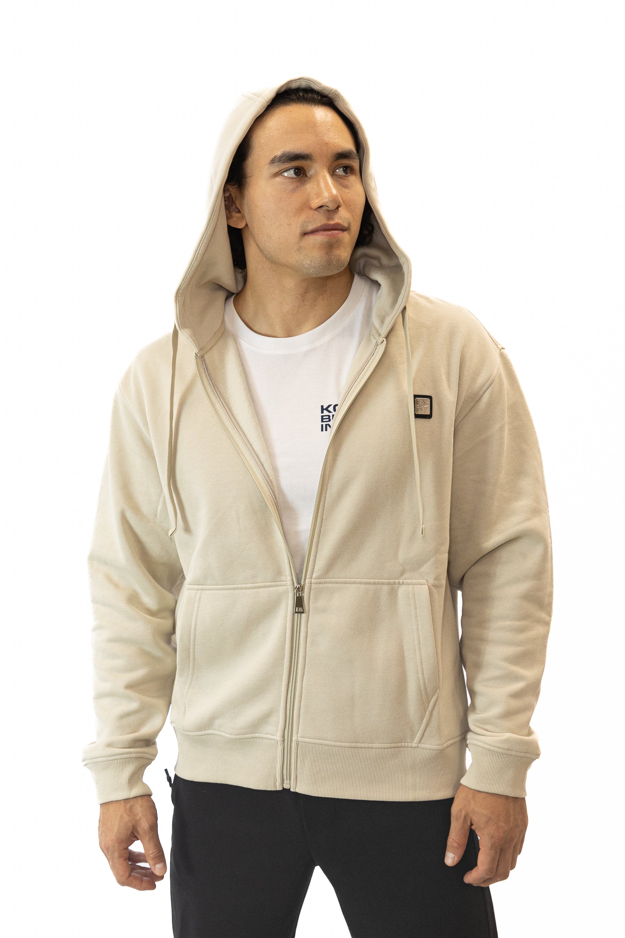 Higashi Kaizen Full Zip Hoodie Moonstruck – Higashi Brand