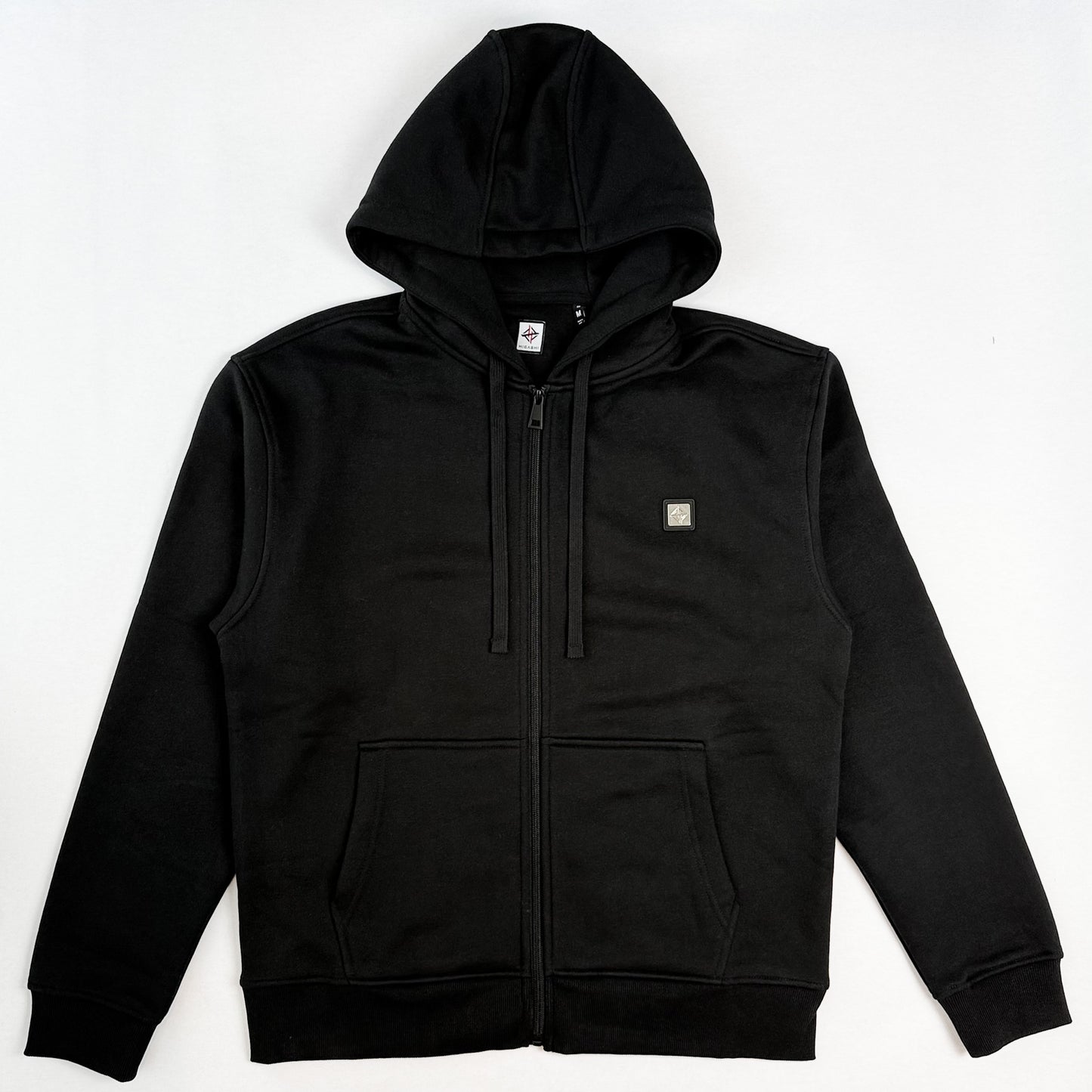 Higashi Kaizen Full Zip Hoodie Black