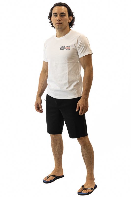 Higashi Kaizen Side Zip Sweatshorts Jet Black