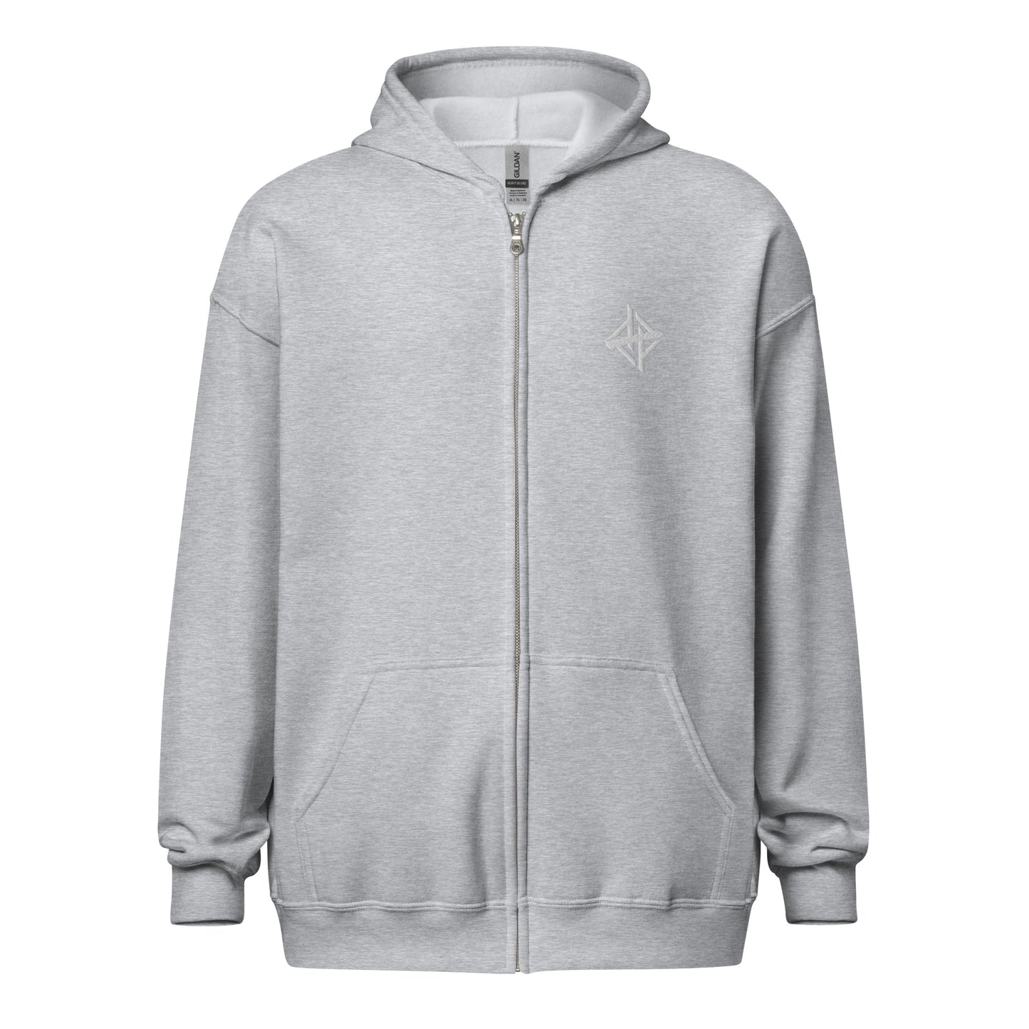 Embroidered Higashi Brand Mini Logo Class Zip Hoodie